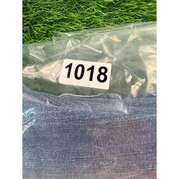 Miss Me Womens Bootcut Jeans Dark Wash Bling Stretch Low Rise Sz 25 32L Y2K Flap - Picture 13 of 13